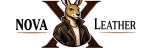 Nova X Leather footer logo – premium handmade leather jackets, belts and accessories Australia